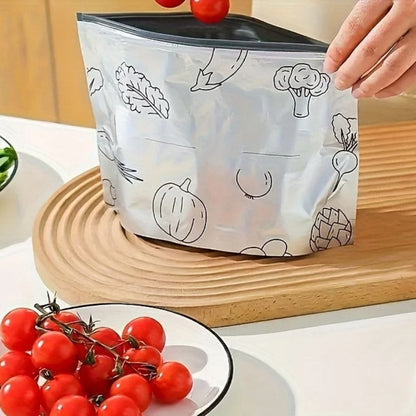 Sacs de Conservation Alimentaire Réutilisables en Aluminium