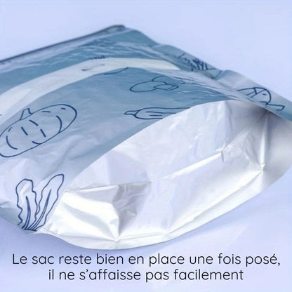 Sacs de Conservation Alimentaire Réutilisables en Aluminium